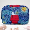 Cartoon Dog Starry Night Van Gogh Parody Make Up Pouch (Small) View1