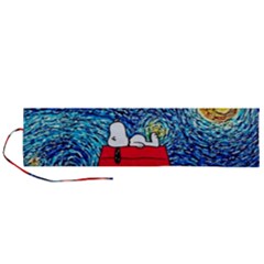 Cartoon Dog Starry Night Van Gogh Parody Roll Up Canvas Pencil Holder (l) by Modalart