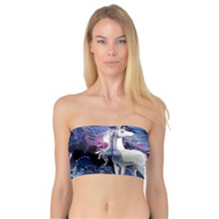 Unicorn Starry Night Print Van Gogh Bandeau Top by Modalart