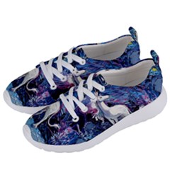 Unicorn Starry Night Print Van Gogh Women s Lightweight Sports Shoes by Modalart