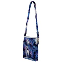 Unicorn Starry Night Print Van Gogh Multi Function Travel Bag by Modalart