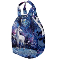 Unicorn Starry Night Print Van Gogh Travel Backpack by Modalart