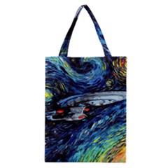 Star Ship Parody Art Starry Night Classic Tote Bag by Modalart