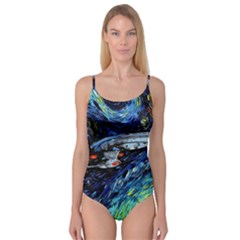 Star Ship Parody Art Starry Night Camisole Leotard  by Modalart