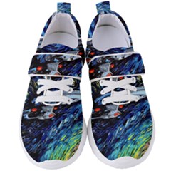 Star Ship Parody Art Starry Night Women s Velcro Strap Shoes by Modalart