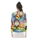 Totoro Starry Night Art Van Gogh Parody Women s Hooded Windbreaker View2