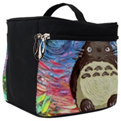 Totoro Starry Night Art Van Gogh Parody Make Up Travel Bag (big) by Modalart