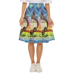 Totoro Starry Night Art Van Gogh Parody Classic Short Skirt by Modalart