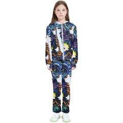 Cartoon Art Starry Night Van Gogh Kids  Tracksuit by Modalart