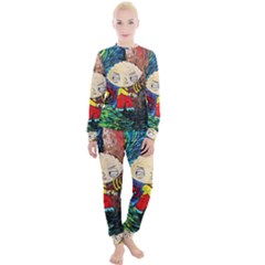 Cartoon Starry Night Vincent Van Gogh Women s Lounge Set by Modalart