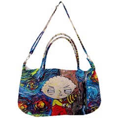 Cartoon Starry Night Vincent Van Gogh Removable Strap Handbag by Modalart