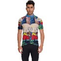 Cartoon Starry Night Vincent Van Gogh Men s Short Sleeve Cycling Jersey View1