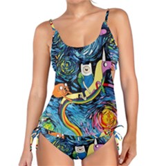 Adventure Time Art Starry Night Van Gogh Tankini Set by Modalart