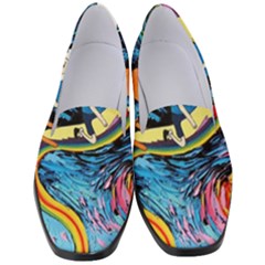 Adventure Time Art Starry Night Van Gogh Women s Classic Loafer Heels by Modalart