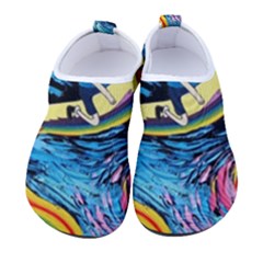 Adventure Time Art Starry Night Van Gogh Kids  Sock-style Water Shoes by Modalart