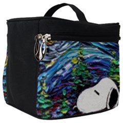 Dog House Vincent Van Gogh s Starry Night Parody Make Up Travel Bag (big) by Modalart