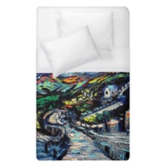 The Great Wall Nature Painting Starry Night Van Gogh Duvet Cover (single Size) by Modalart