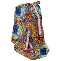 Tardis Starry Night Doctor Who Van Gogh Parody Travelers  Backpack by Modalart