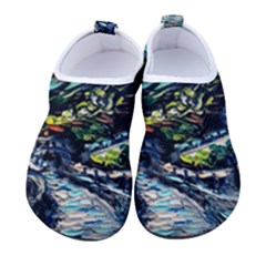 The Great Wall Nature Painting Starry Night Van Gogh Men s Sock-style Water Shoes by Modalart