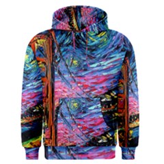 Golden Gate Bridge Starry Night Vincent Van Gogh Men s Core Hoodie by Modalart