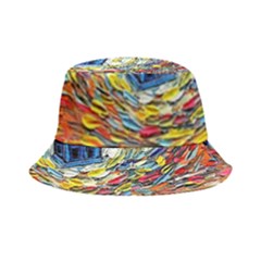 Tardis Starry Night Doctor Who Van Gogh Parody Bucket Hat by Modalart