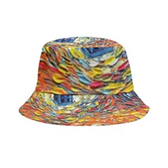 Tardis Starry Night Doctor Who Van Gogh Parody Inside Out Bucket Hat by Modalart