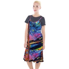 Golden Gate Bridge Starry Night Vincent Van Gogh Camis Fishtail Dress by Modalart