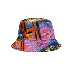 Golden Gate Bridge Starry Night Vincent Van Gogh Bucket Hat (kids) by Modalart