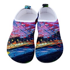 Golden Gate Bridge Starry Night Vincent Van Gogh Women s Sock-style Water Shoes by Modalart