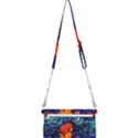 Lion Art Starry Night Van Gogh Mini Crossbody Handbag View2