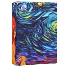 Lion Art Starry Night Van Gogh Playing Cards Single Design (rectangle) With Custom Box