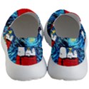 Red House Dog Cartoon Starry Night Women s Lightweight Slip Ons View4