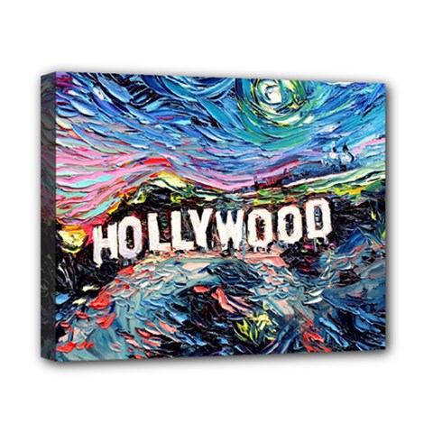 Hollywood Art Starry Night Van Gogh Canvas 10  X 8  (stretched) by Modalart