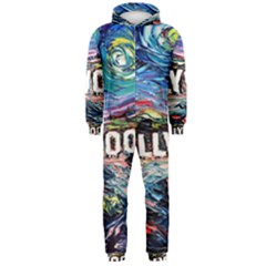 Hollywood Art Starry Night Van Gogh Hooded Jumpsuit (men)