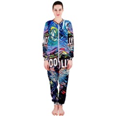 Hollywood Art Starry Night Van Gogh Onepiece Jumpsuit (ladies)