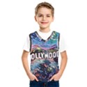 Hollywood Art Starry Night Van Gogh Kids  Basketball Tank Top View1