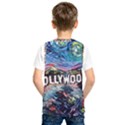 Hollywood Art Starry Night Van Gogh Kids  Basketball Tank Top View2