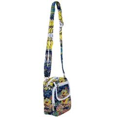 Art Cartoon Starry Night Van Gogh Shoulder Strap Belt Bag by Modalart