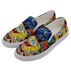 Art Cartoon Starry Night Van Gogh Men s Canvas Slip Ons by Modalart