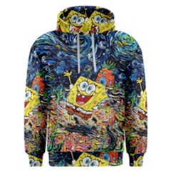 Art Cartoon Starry Night Van Gogh Men s Overhead Hoodie