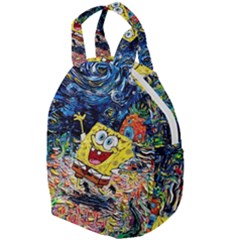 Art Cartoon Starry Night Van Gogh Travel Backpack by Modalart