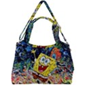 Art Cartoon Starry Night Van Gogh Double Compartment Shoulder Bag View2