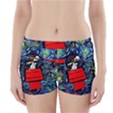 Dog Flying House Cartoon Starry Night Vincent Van Gogh Parody Boyleg Bikini Wrap Bottoms View1