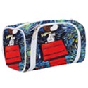 Dog Flying House Cartoon Starry Night Vincent Van Gogh Parody Toiletries Pouch View2