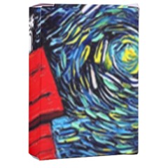 Dog Flying House Cartoon Starry Night Vincent Van Gogh Parody Playing Cards Single Design (rectangle) With Custom Box