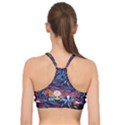 Cartoon Dog Vincent Van Gogh s Starry Night Parody Basic Training Sports Bra View2