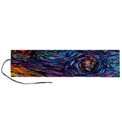 Cartoon Dog Vincent Van Gogh s Starry Night Parody Roll Up Canvas Pencil Holder (l) by Modalart