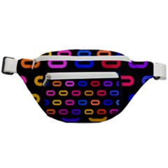 Pattern Background Structure Black Fanny Pack by Pakjumat