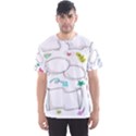 Set Chalk Out Chitchat Scribble Men s Sport Mesh T-Shirt View1