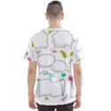 Set Chalk Out Chitchat Scribble Men s Sport Mesh T-Shirt View2